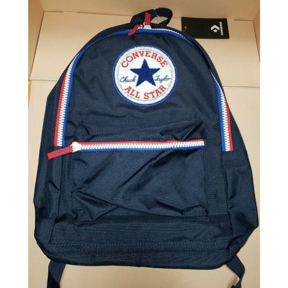 Converse All Star Unisex Blue Backpack School New - Picture 4 of 10